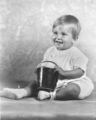Wendell, at a tender age in the early 1930s.