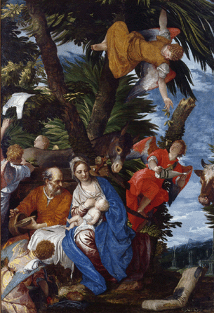 Paolo Veronese, "Rest on the Flight into Egypt,†circa 1572, oil on canvas. Bequest of John Ringling, 1936. ©The John and Mable Ringling Museum of Art, Sarasota, Fla.