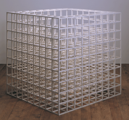 "Floor Piece #4†is a mathematically precise wood construction and is evidence of Sol LeWitt's experimentation with volume and sequence. The work is in the collection of the Museum of Contemporary Art San Diego and was a museum purchase dedicated to Sebastian Adler, director of the museum from 1973 to 1983.