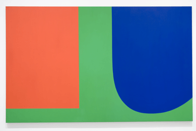 Ellsworth Kelly's 1963 oil on canvas "Red Blue Green†is illustrative of his experiments with these particular colors. It is part of the collection of the Museum of Contemporary Art San Diego and is on view with other works in the "Forms†section at the San Diego Museum of Art.