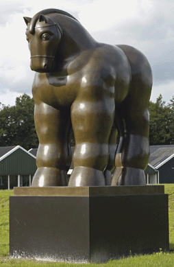 Fernando Botero's "Horse†fetched $938,500.