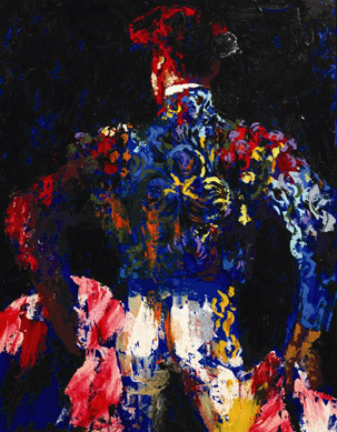 LeRoy Neiman's oil on canvas "Matador†sold for $16,500.