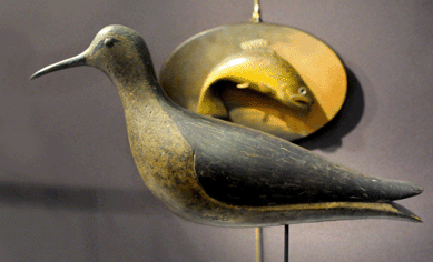 The Nantucket-made split-tail Eskimo curlew by William Folger brought $41,400. 