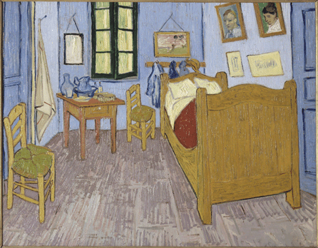 "Bedroom in Arles,†Vincent van Gogh, 1889, oil on canvas. ⁈ervé Lewandowski photo, ©RMN-Grand Palais/Art Resource, NY.