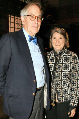 Presenters Morrison H. Heckscher, Lawrence A. Fleischman chairman of the American Wing, Metropolitan Museum of Art, and Leslie Greene Bowman, president, Thomas Jefferson Foundation at Monticello.