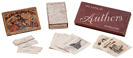 A variety of popular games often enjoyed by people of early America.