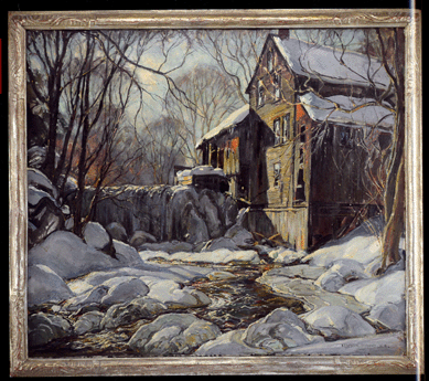 The William Lester Stevens oil titled "Mill Dam†sold well above estimate, bringing $31,500.