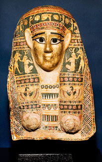 Egyptian sarcophagus mask, Howard Nowes, Ancient Art, New York City