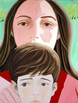 Alex Katz, "Ada and Vincent,” 1967, oil on linen. Collection of Daniel and Jane Och, New York. Art ©Alex Katz/Licensed by VAGA, New York City