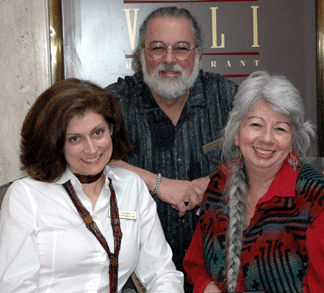 Keeping the event running smoothly from Flamingo Productions were, from left, Carol Schwally and owners John and Tina Bruno.