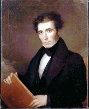 Asher B. Durand (1796‱886), "Self Portrait,†circa 1835, oil on canvas, 30 by 24 inches. Gift of Lucy M. Durand Woodman.