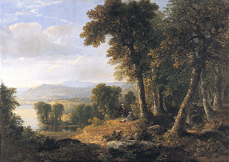 Asher B. Durand (1796‱886), "Landscape,†1850, oil on canvas, 27¼ by 38½ inches, National Academy Museum, bequest of James A. Suydam.