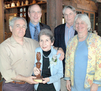 Members of the board of directors of ADA, here with Satenig "Sat†St.Marie, center, include, from left, Arthur Liverant, John Keith Russell, Skip Chalfant and Karen DiSaia.