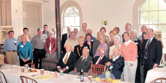 Members and special guests of the New Hampshire Auctioneers Association gathered at the meeting house in Hillsborough April 29 for the organization's annual meeting.
