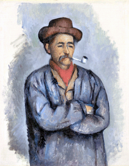 Cézanne's "Man With A Pipe,†from "Manet to Matisse: Impressionist Masters From the Marion and Henry Bloch Collection,†one of three temporary exhibitions in the new Bloch Building.