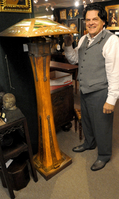 Stickley shop floor lamp
