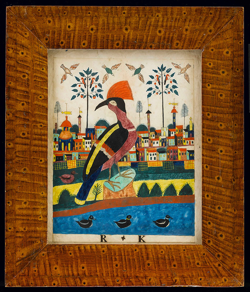 7-10 Folk Art & Modernism Exotic Bird