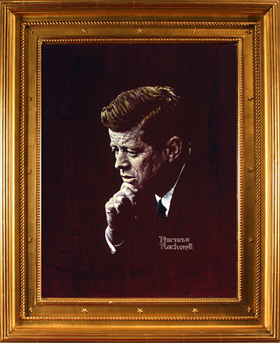 Rockwell_Portrait of John F Kennedy_Framed_HR_small