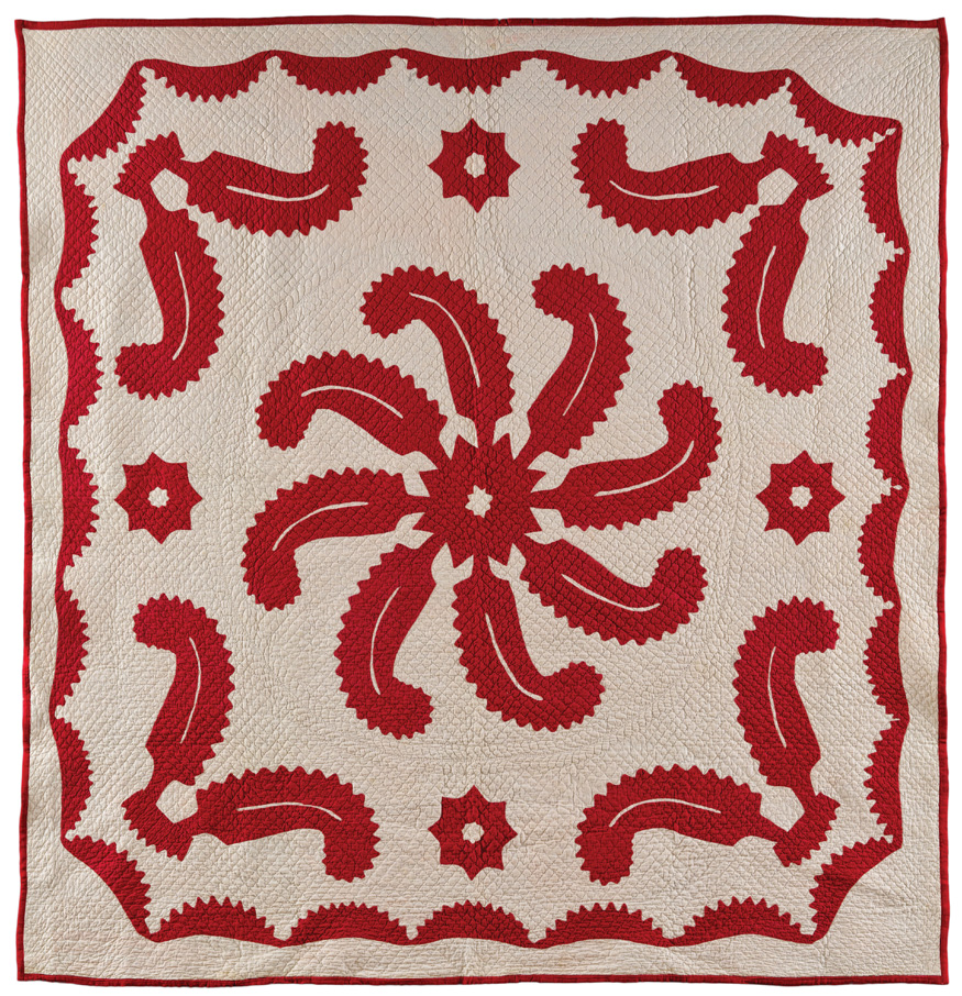Infinite Variations Of Red White Quilts