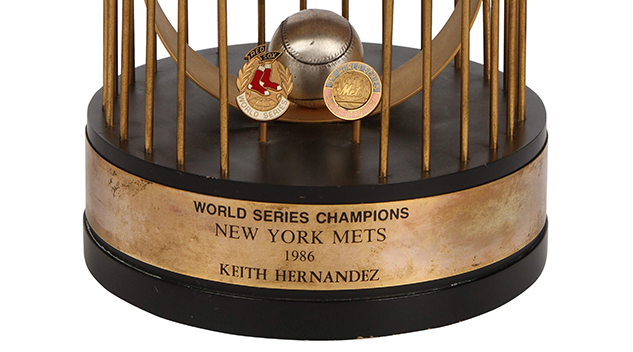 Before It Sells, 1986 Mets World Series Trophy Goes On Display For Fans
