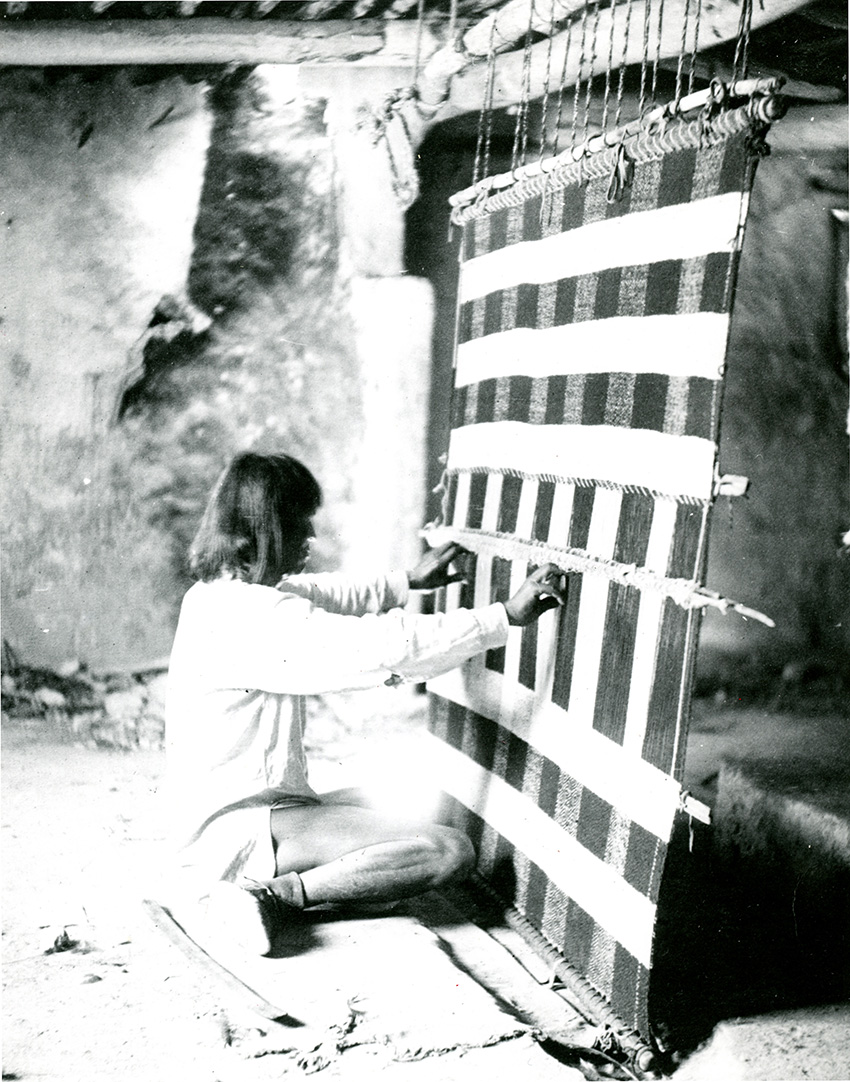 Hopi Weaver, Carl N. Werntz, 1901; Kate Peck Kent Collection, Wheelwright Museum of the American Indian, Santa Fe.