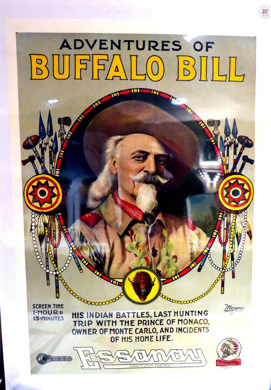 Rare Buffalo Bill movie poster from Tony Cirone, Windsor, Conn.
