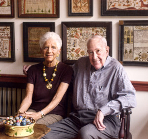 Q&A Joan and Victor bench