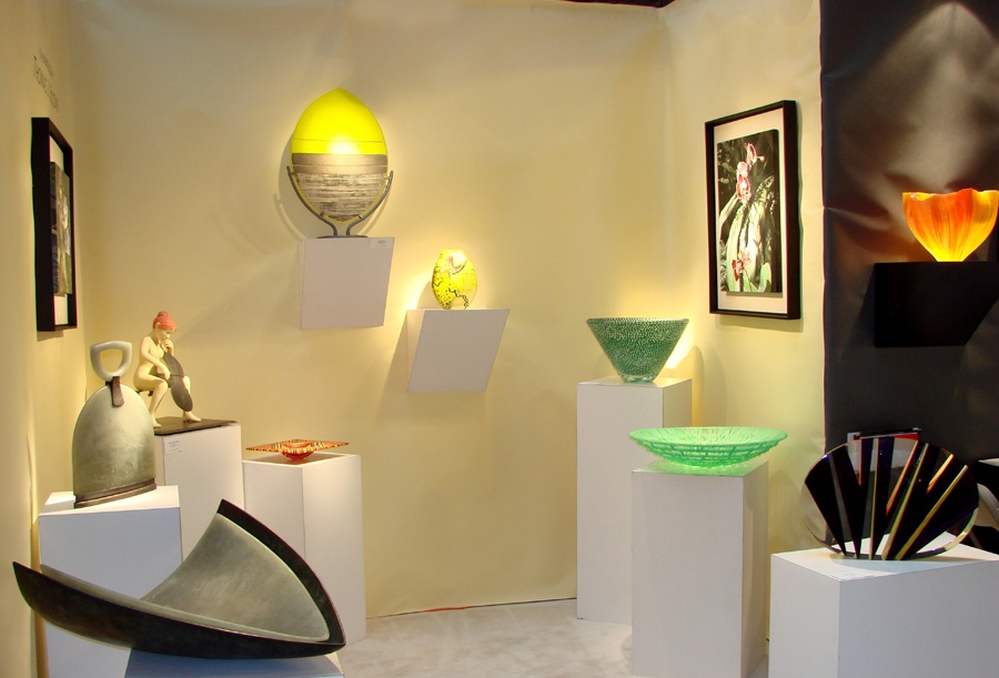 Habitat Galleries, West Palm Beach, Fla., specializes in contemporary glass sculpture by Joey Richardson, Binh Pho, Jack Storms and many others.