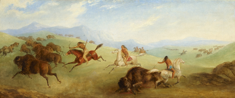Bodmer_Indian-Buffalo-Hunt
