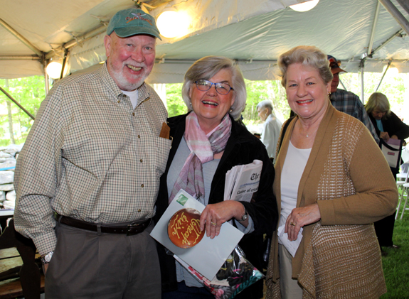 Jim and Pam Alexander of Williamsburg, Va., and Julie Lindberg of Wayne, Penn., were among collectors who traveled some distance to attend the sale.