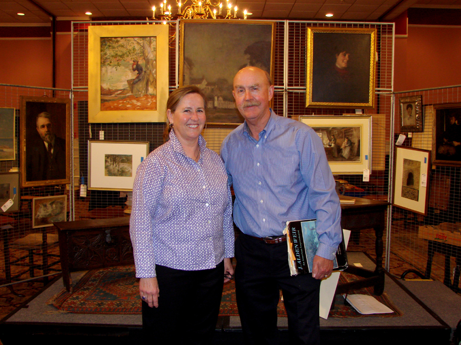 Maureen and John Boyd before the auction.