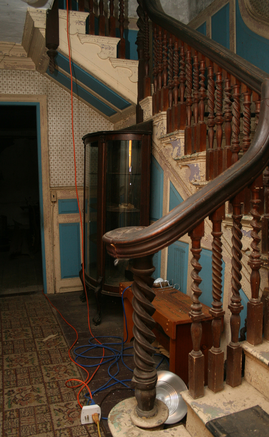 Stanton- Davis house, Phase two, front stair hall. Photo by Eric Gradoia.