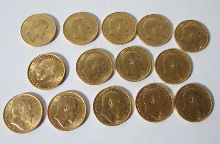 White's - 11 gold coins