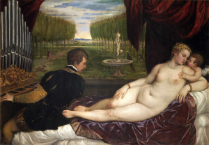 Clark Nudes Venus with an Organist and Cupid