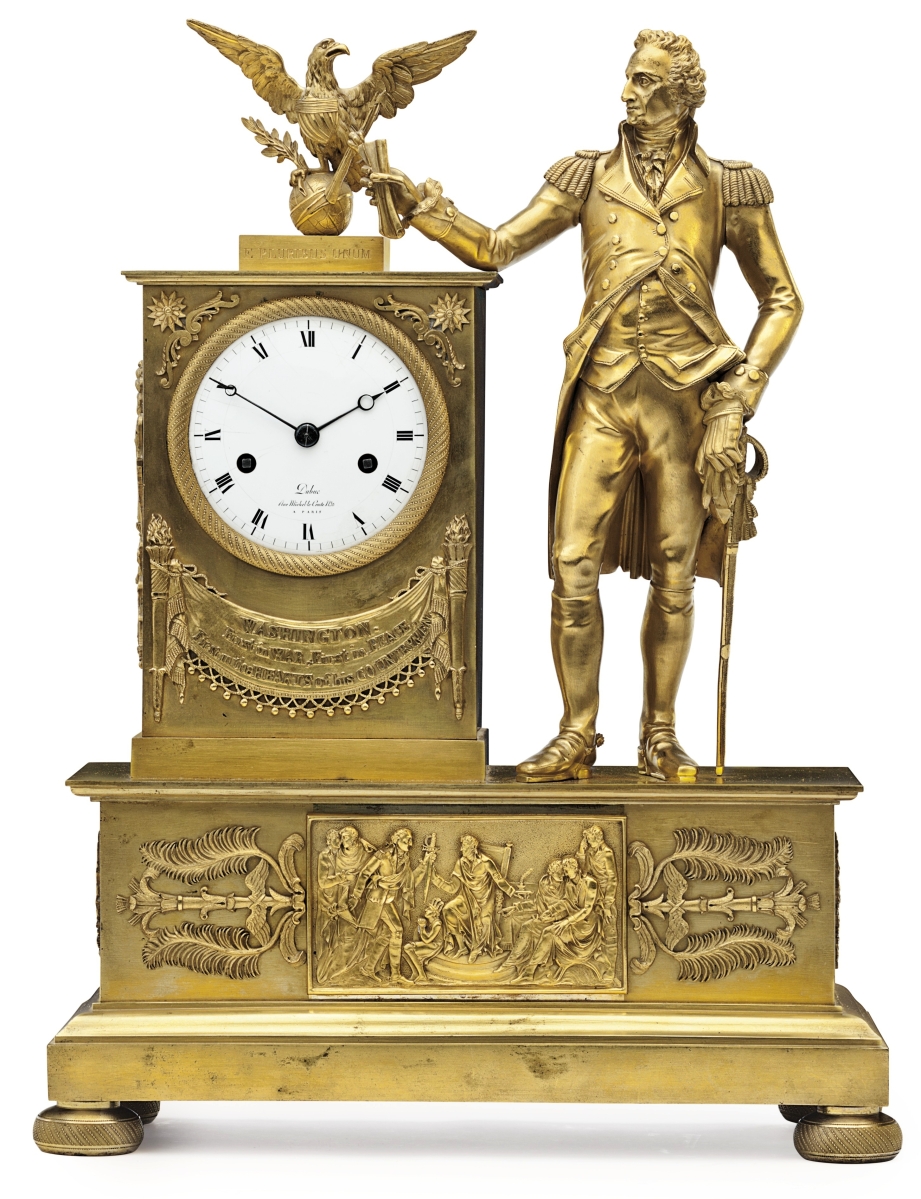 Gilded clock