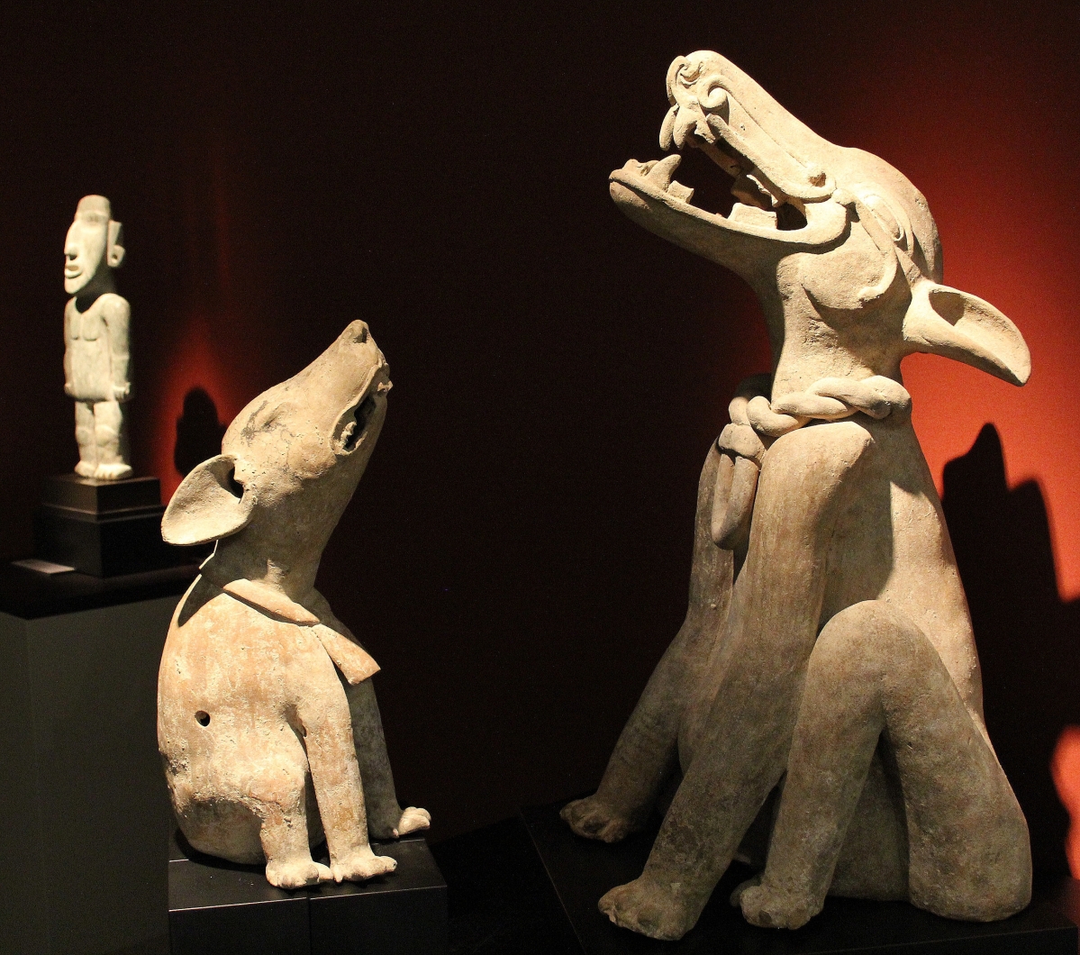 Two Veracruz howling pacas, Classic Period, 300–900. Ancient Art of the New World, New York City