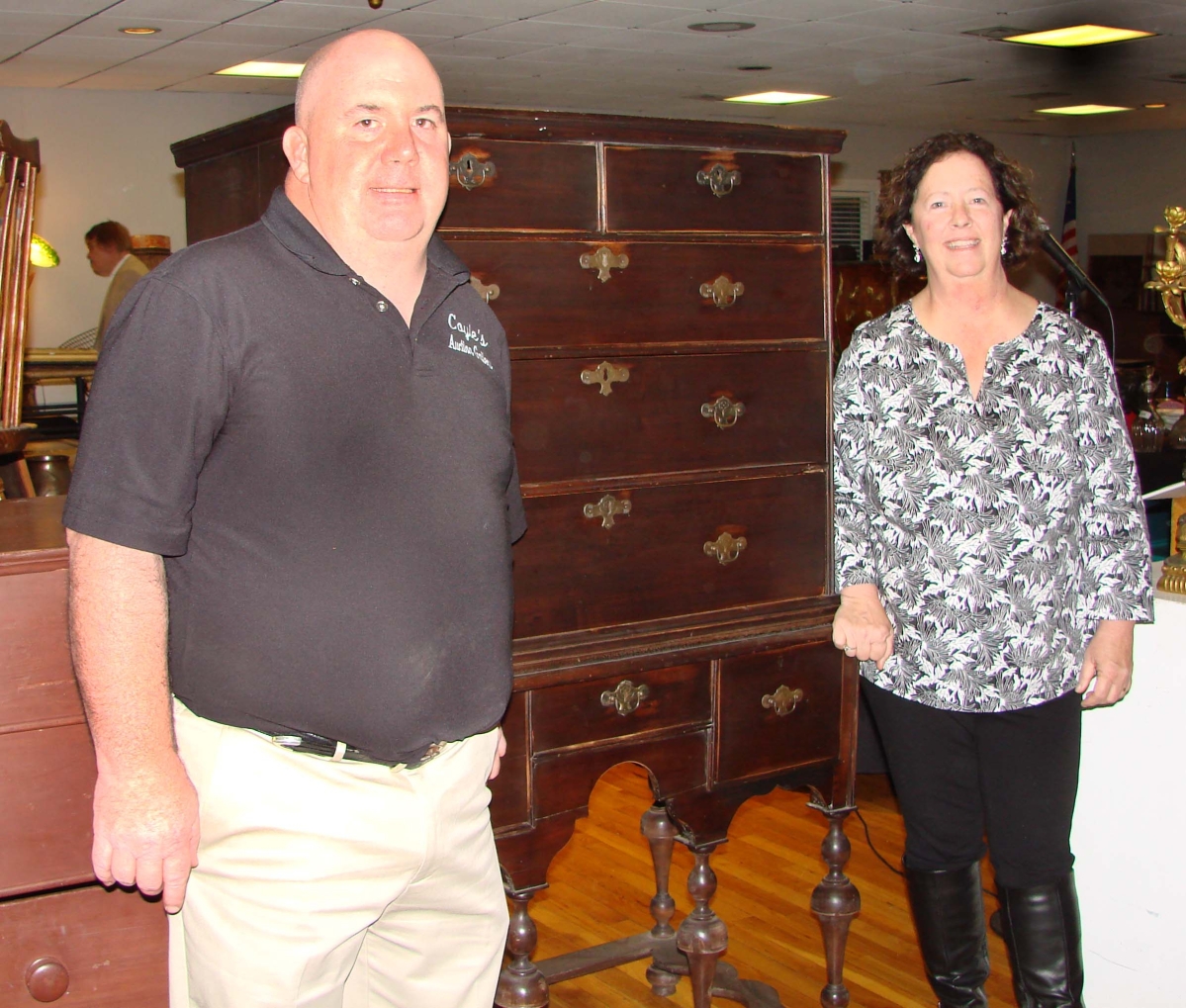 Mike Coyle and his sister Nancy Wyman, run Coyle’s Auctions, which they started over 30 years ago with their parents.