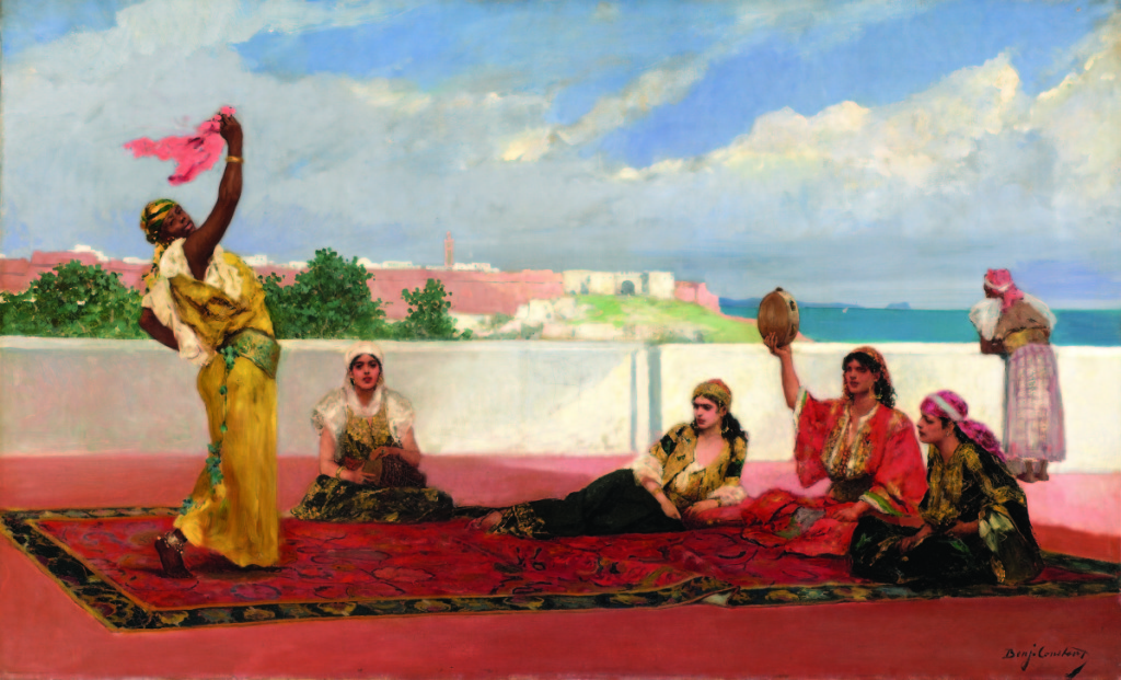 “The Scarf Dance” by Jean Joseph Benjamin Constant (French, 1845–1902), undated. Frances Lehman Loeb Art Center, Vassar College, Poughkeepsie, N.Y., gift of Mrs Elon H. Hooker (Blanche Ferry, Class of 1894).
