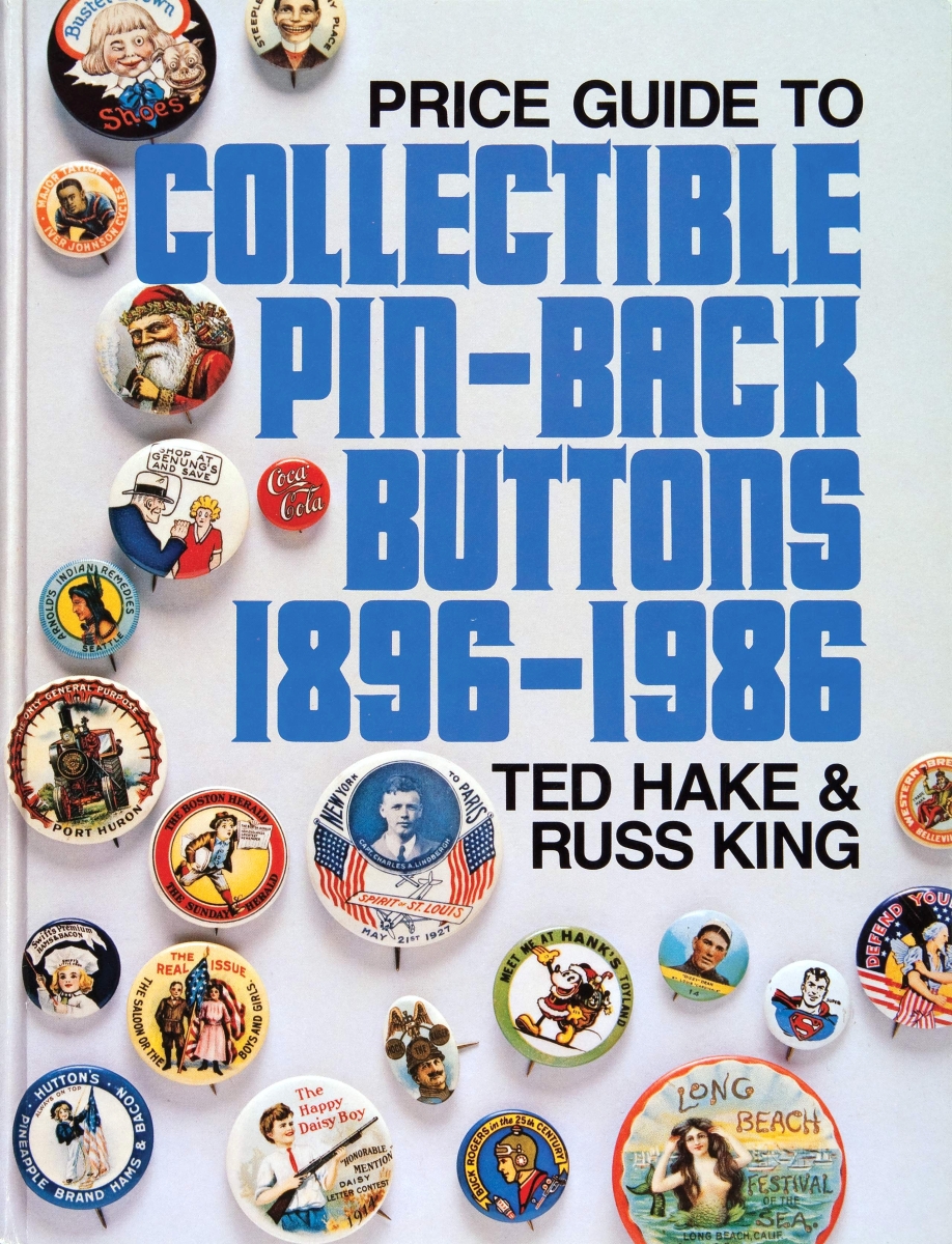 In 1974, Ted purchased the button collection assembled by Joseph Stone of Toledo, Ohio, who began collecting as a boy in 1921. Joe’s collection ultimately exceeded 50,000 different examples and became a large part of Ted’s book Collectible Pin-Back Buttons 1896–1986.