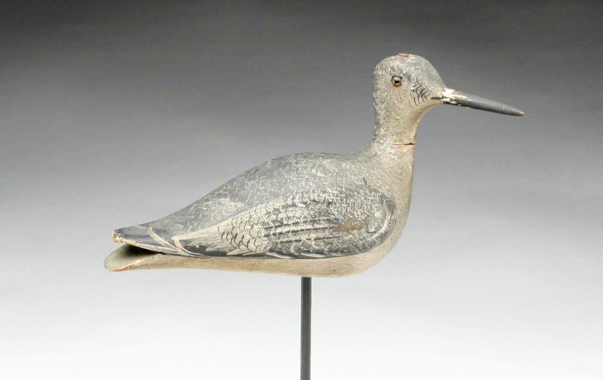Rare yellowlegs, John Dilley, Quogue, N.Y., last quarter of the Nineteenth Century, was the sale’s top lot at $40,125.