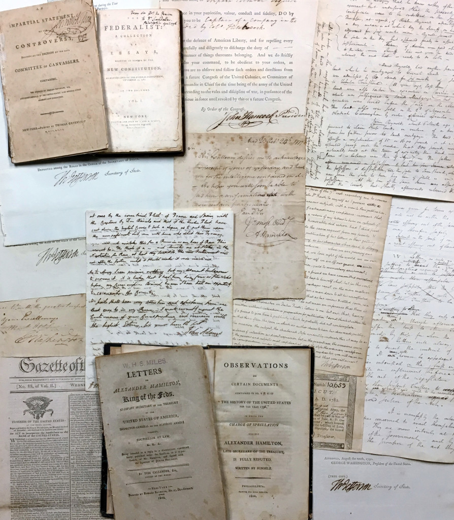 Seth Kaller and John Reznikoff have assembled more than a thousand letters and documents pertaining to Alexander Hamilton. 