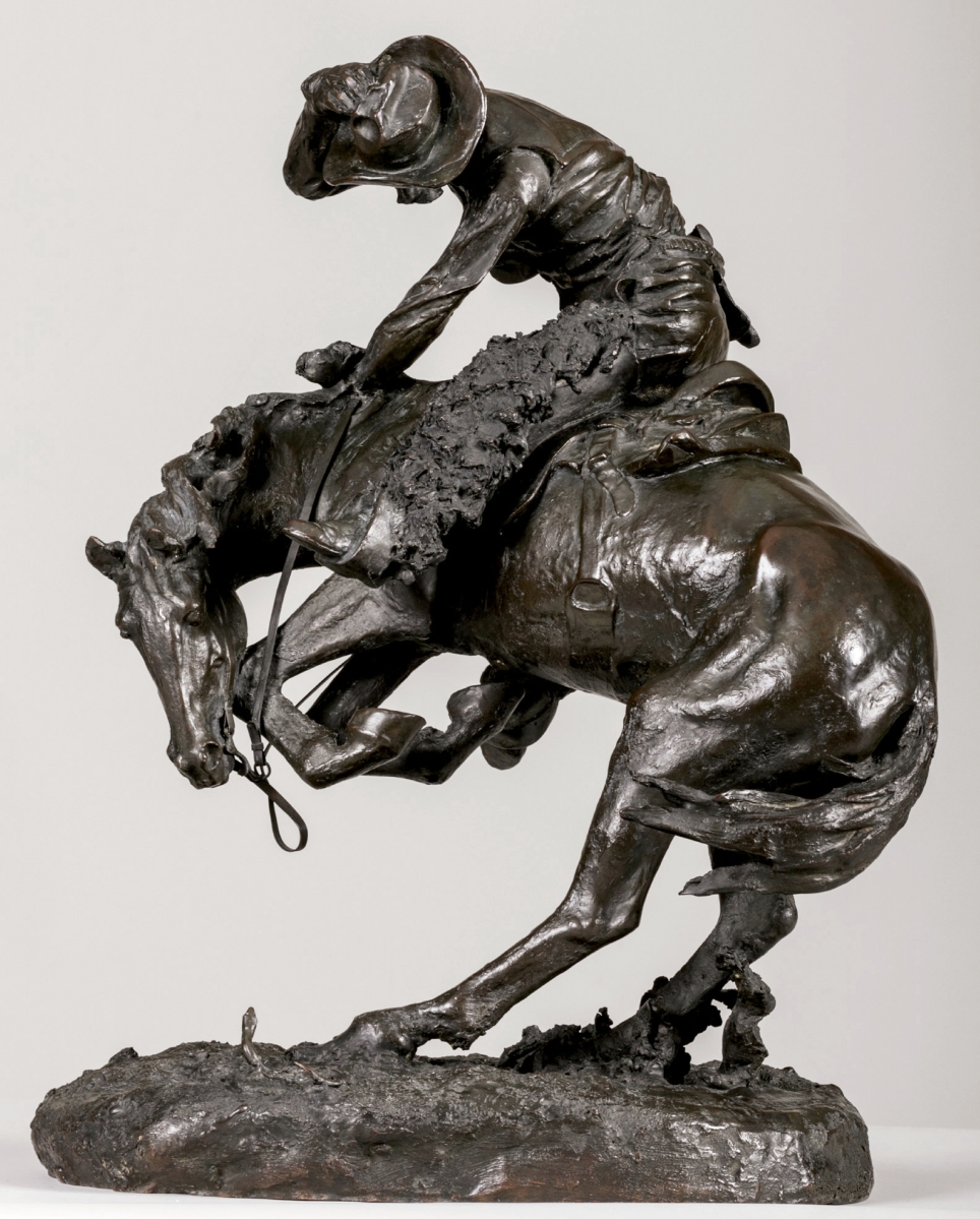 “The Rattlesnake,” a bronze by Frederic Remington (1861–1909), sold for $386,100, a record for the form.