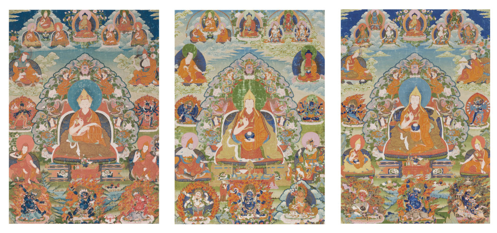 Bonhams  Thangkas PANCHEN LAMAS OF TASHILHUNPO