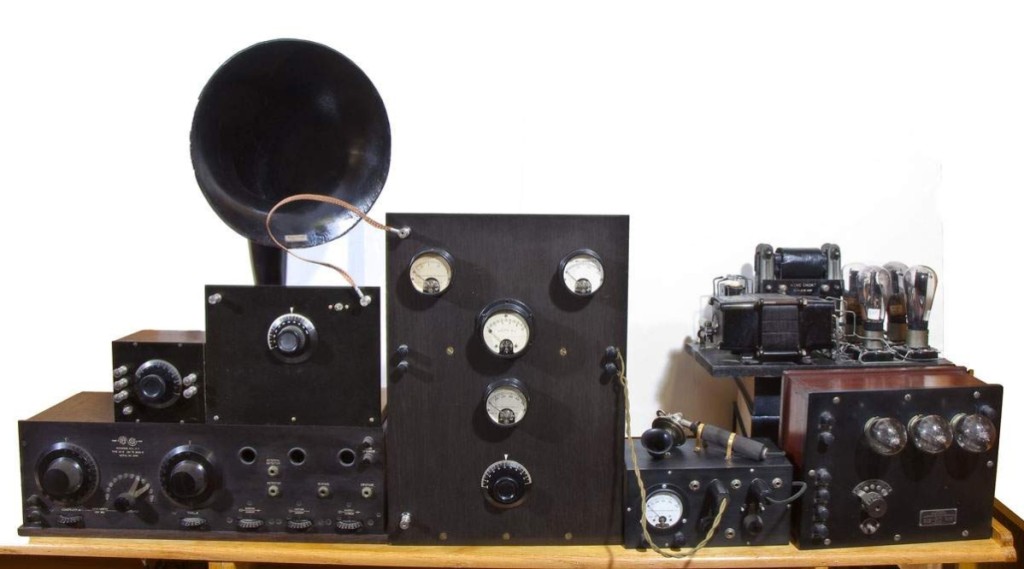 A reproduction of the 1923 WGAL radio transmitter went out at $1,888.