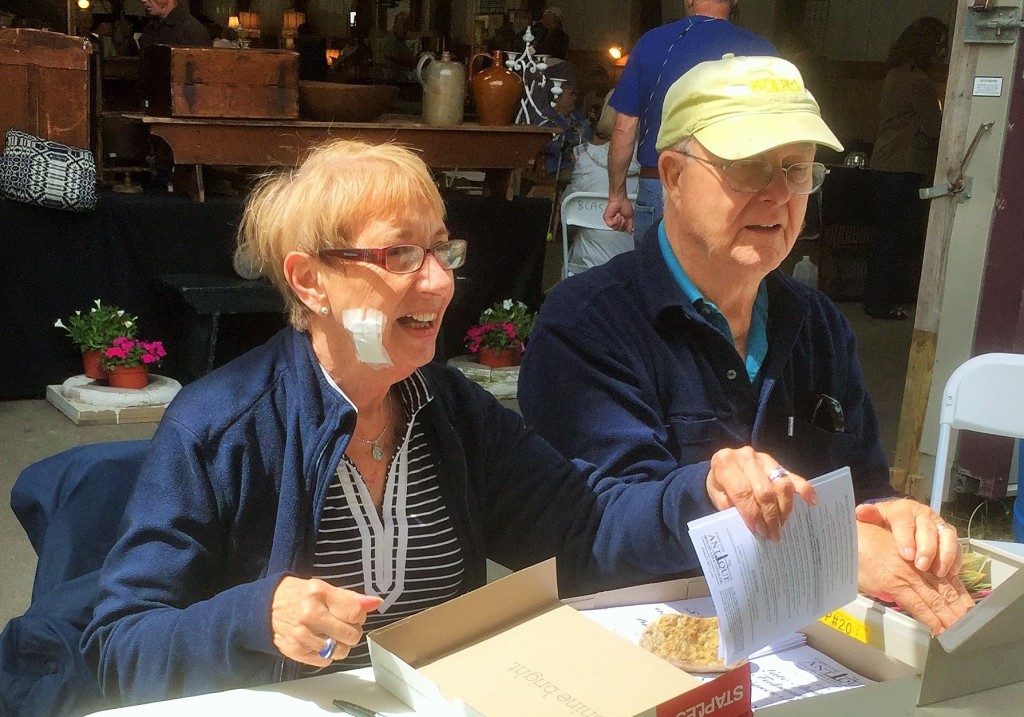 Sheila and Roy Mennell, CCADA members, were watching the ticket table at the show.