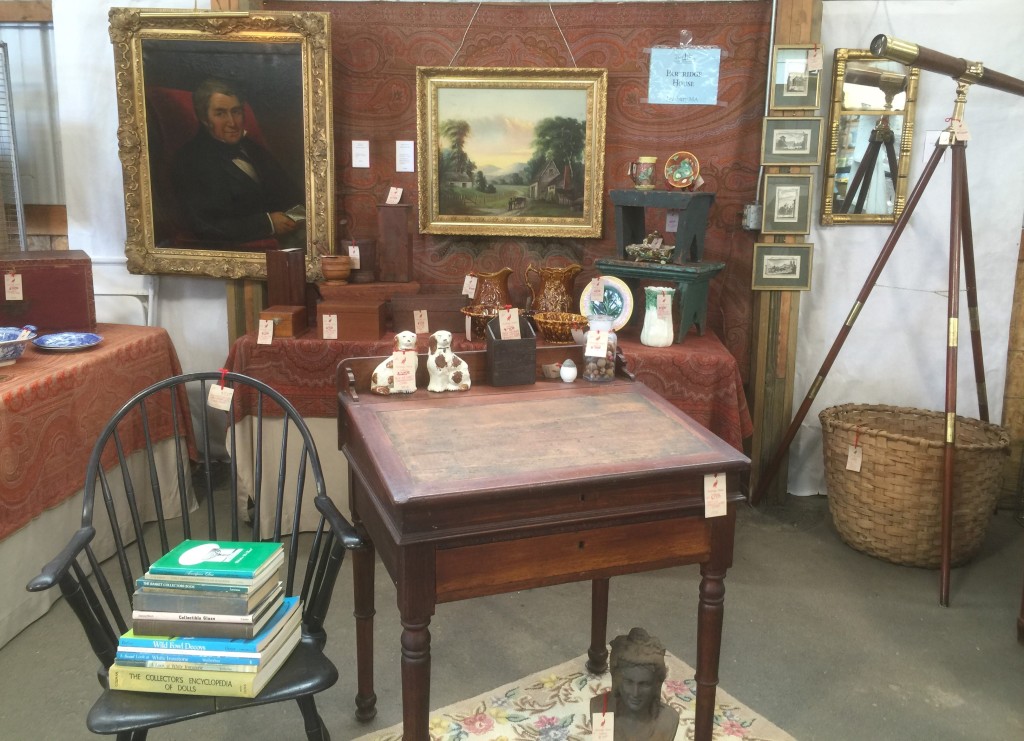 A view of the booth of Partridge House, Duxbury, Mass.