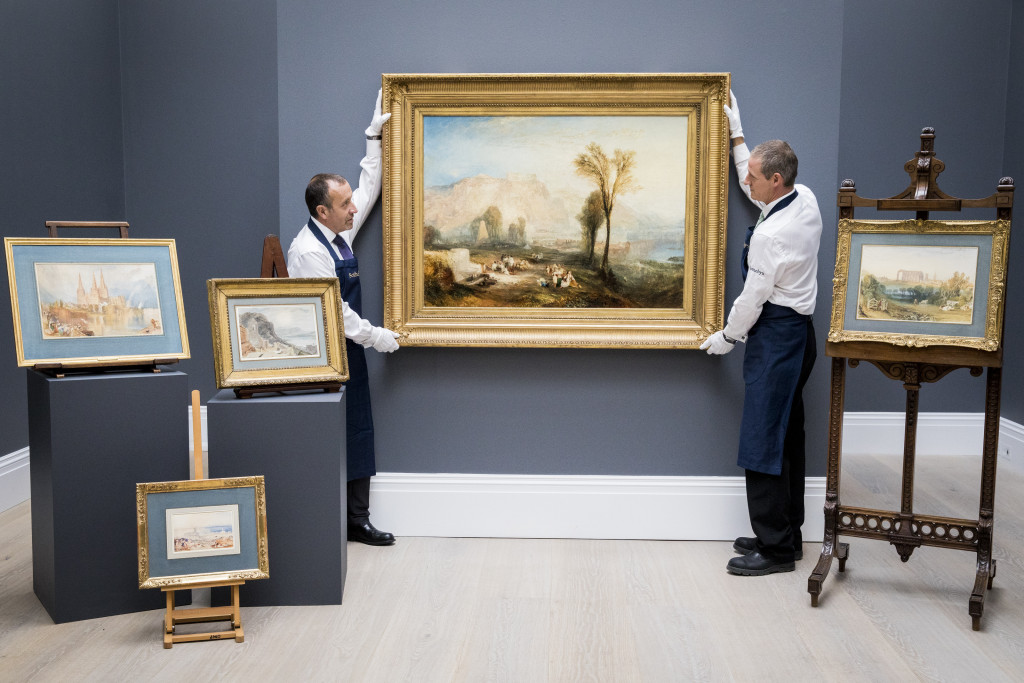 Turner's Masterpiece Unveiled At Sotheby's London