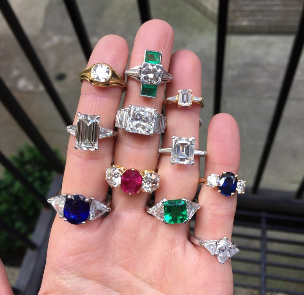 This is one of the Instagram photos that caught the eye of the couple from San Francisco. Eleven rings are shown and one of the hash tags is “handparty” and another is “fingerparty.” Lucy Grogan has been promoting jewelry sales on Instagram for about a year and says, “It works.”