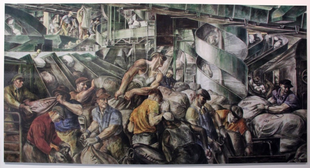 “Sorting the Mail,” 1936, by Reginald Marsh (1898–1954). Library of Congress.