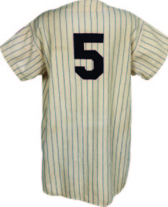 A classic. This 1950–51 Joe DiMaggio New York Yankees pinstripe uniform included both the player’s pants and jersey for the year of his final season. It brought $376,610.